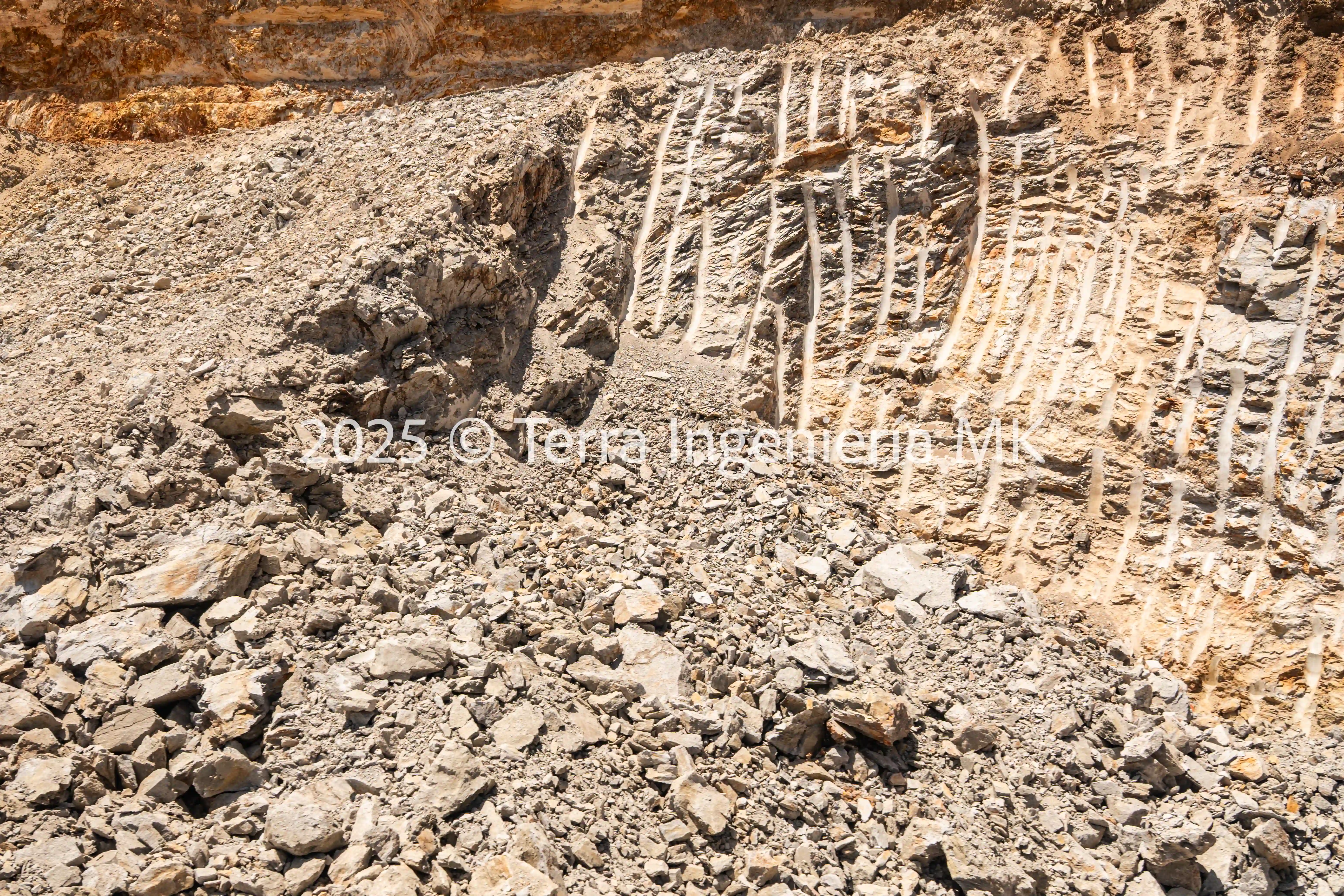 Transporte de materiales mineros